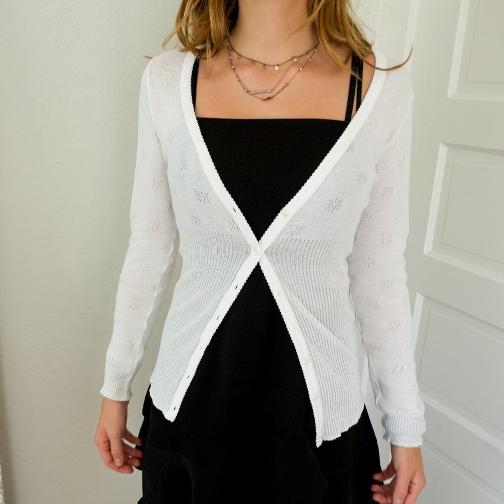 White Cardigan